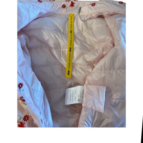 NWT Moncler Genius Simone Rocha Pink Jacket Sz 2 - Picture 6 of 11
